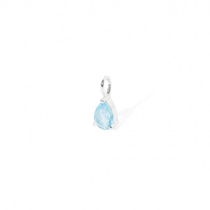 SILVER ZODIAC STONE PENDANT