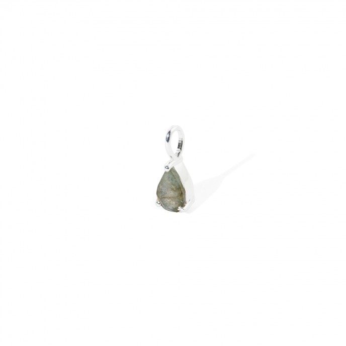 SILVER ZODIAC STONE PENDANT