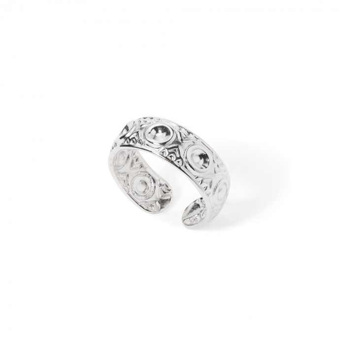 GEOMETRIC STEEL RING