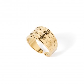 GEOMETRIC STEEL RING