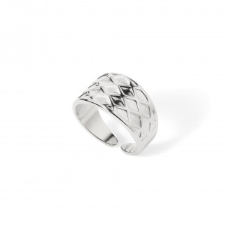 GEOMETRIC STEEL RING