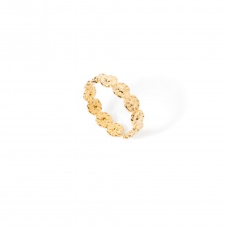 ANILLO FLORES DE ACERO