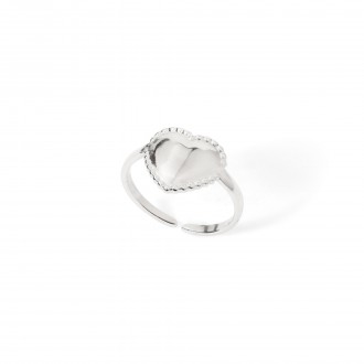 ANILLO CORAZ�N DE ACERO