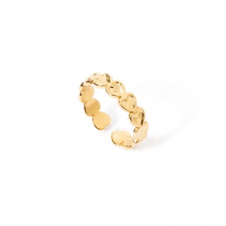 ANILLO CORAZONES DE ACERO