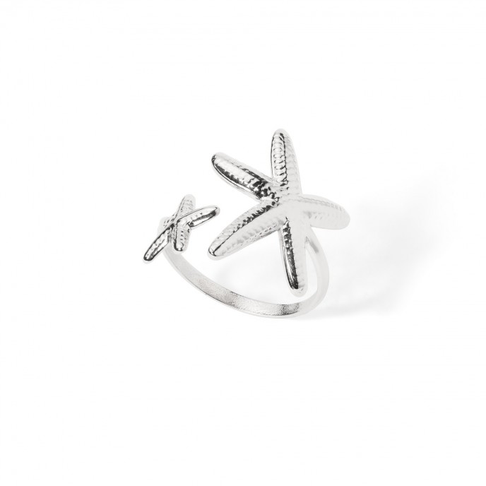 ANILLO ESTRELLA DE MAR DE ACERO