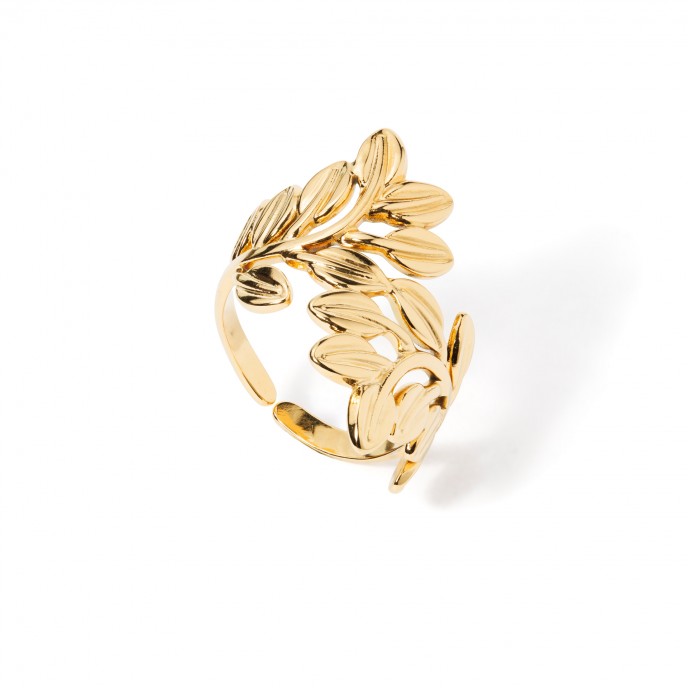 ANILLO HOJAS DE ACERO