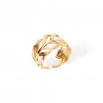 ANILLO HOJAS DE ACERO