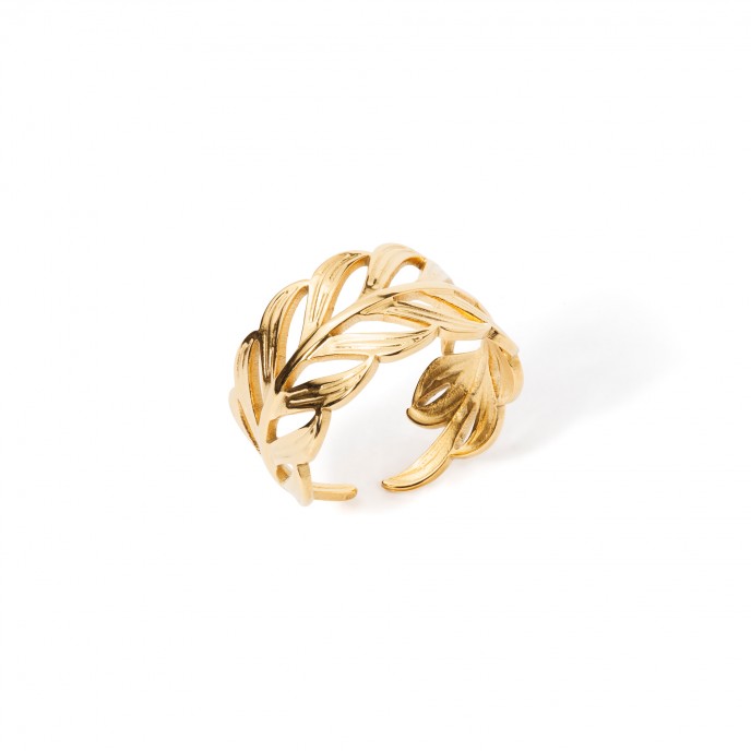 ANILLO HOJAS DE ACERO
