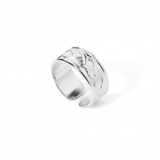 ANILLO ACERO GEOM�TRICO