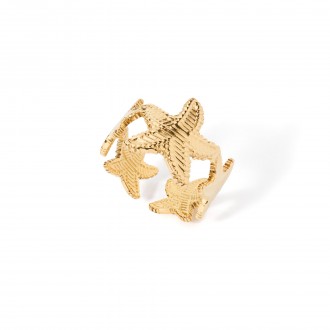 ANILLO ESTRELLAS DE MAR DE ACERO ANILLO ESTRELLAS DE MAR DE ACERO