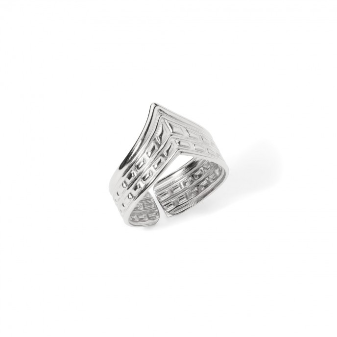 CROWN STEEL RING