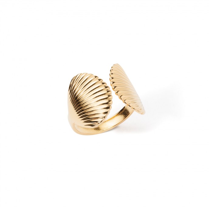 ANILLO CONCHAS DE ACERO