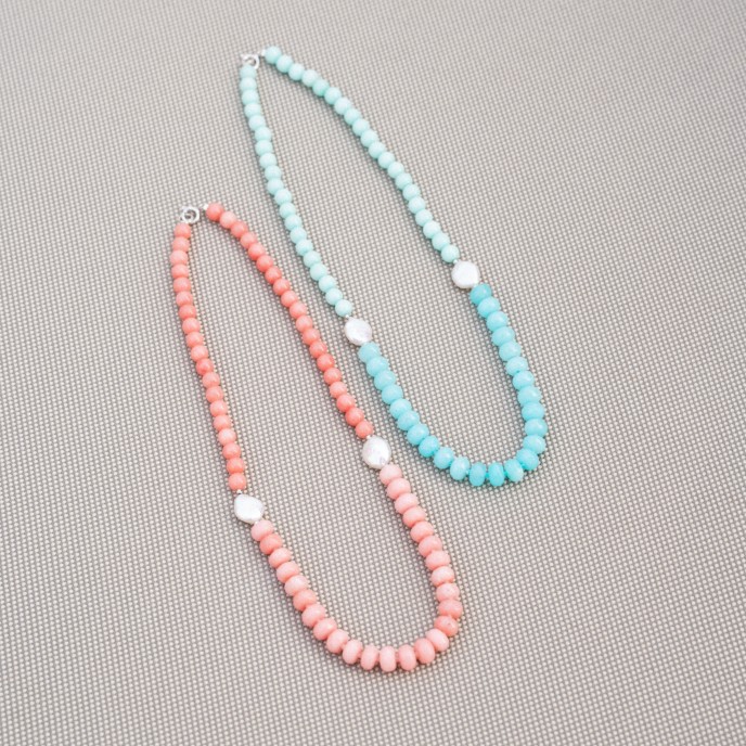 NATURAL STONE NECKLACE