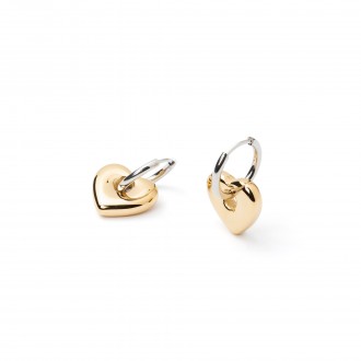 STEEL HOOPS WITH HEART
