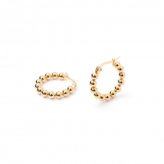 STEEL HOOPS WITH BEADS