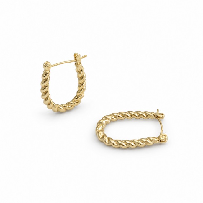 TWISTED STEEL HOOPS