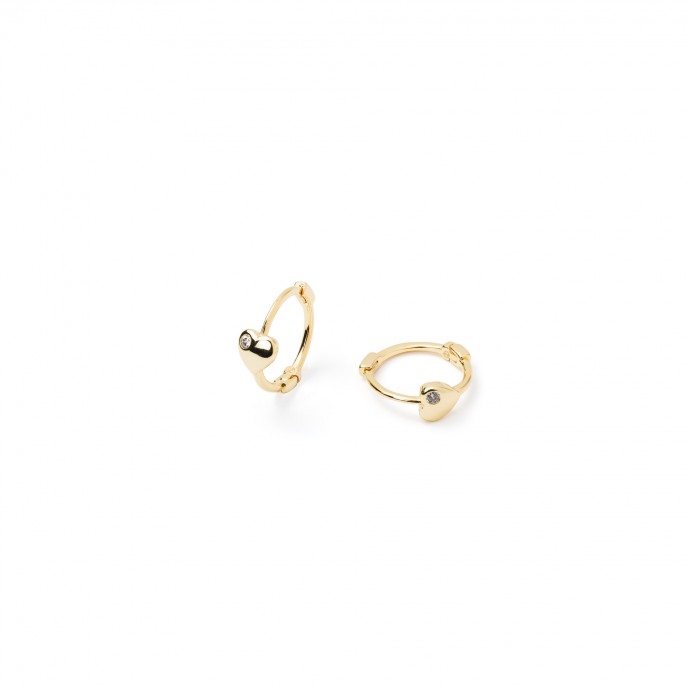 METAL HOOPS WITH HEART