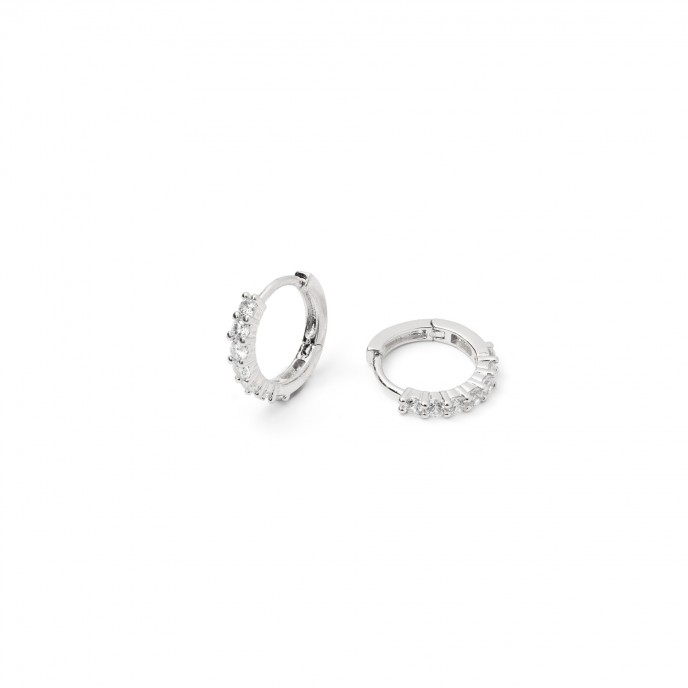 SHINY METAL HOOPS