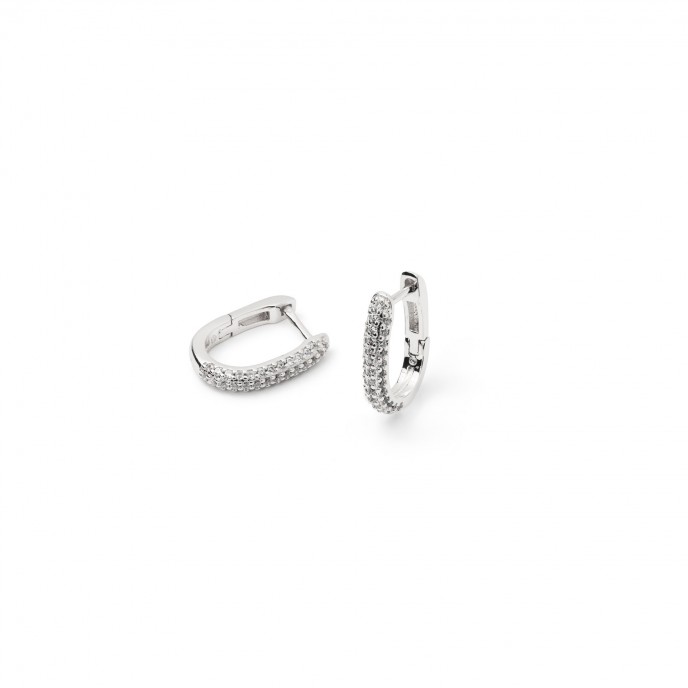 SHINY METAL HOOPS