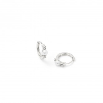 AROS DE METAL CON PERLA