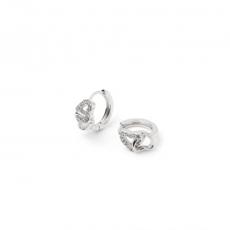 HEARTS METAL HOOPS