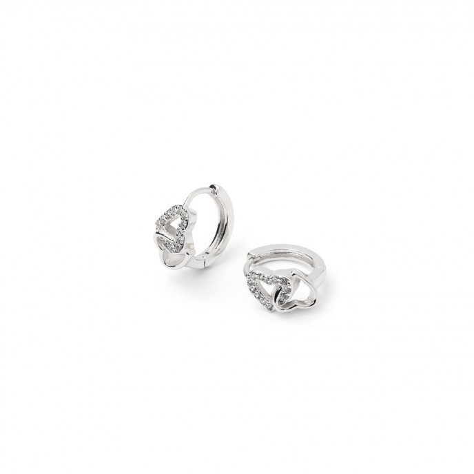 HEARTS METAL HOOPS