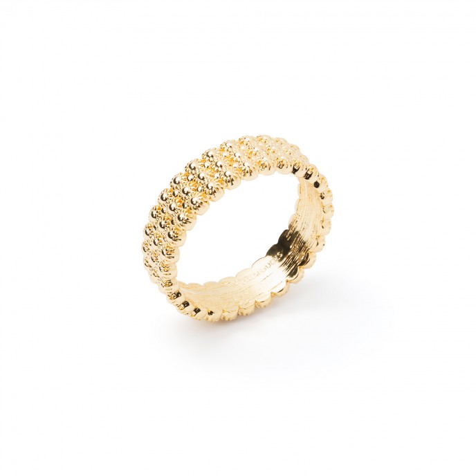 ANILLO BOLITAS DE METAL