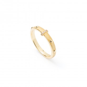 ANILLO BRILLANTE DE METAL