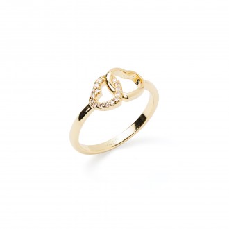 ANILLO CORAZONES DE METAL