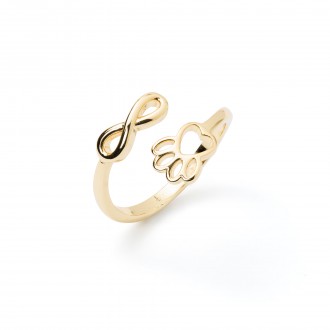 METAL RING WITH PAW