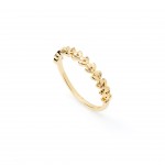 Metal Plaqueado a Ouro com Zirc�o Branco