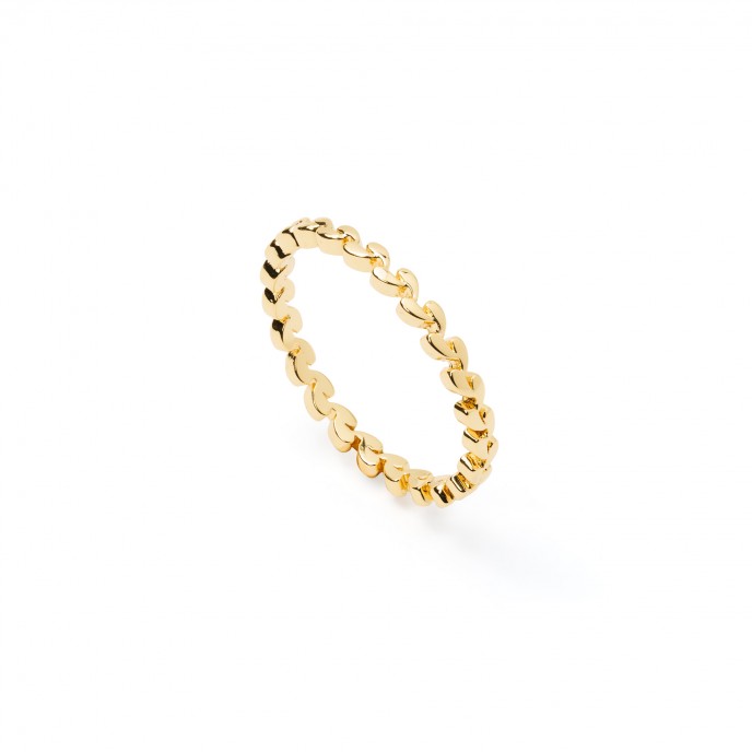 LEAVES METAL RING