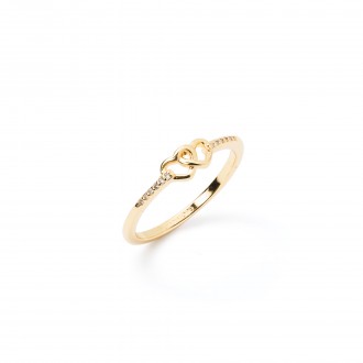 HEARTS METAL RING