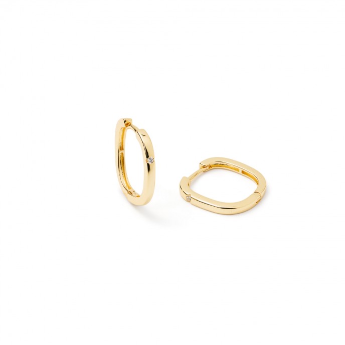 GEOMETRIC METAL HOOPS