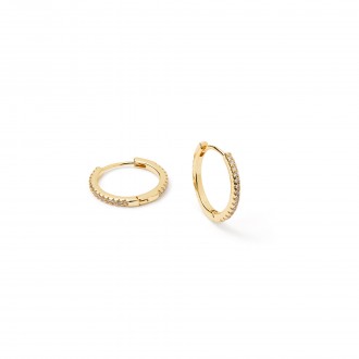 SHINY METAL HOOPS