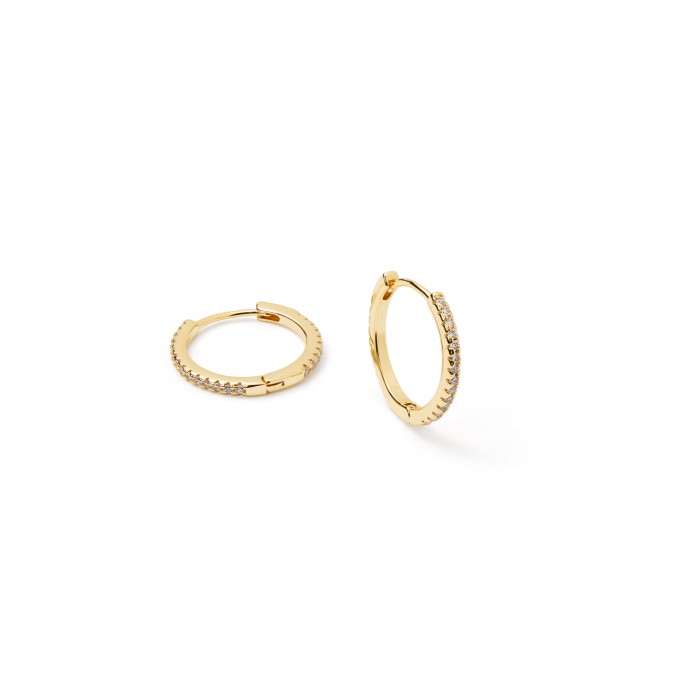 SHINY METAL HOOPS