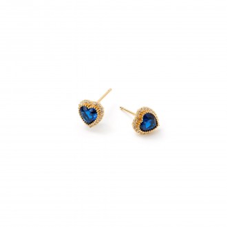 PENDIENTES CORAZ�N DE METAL