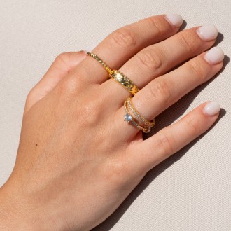 SHINY METAL RING