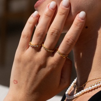 SHINY METAL RING