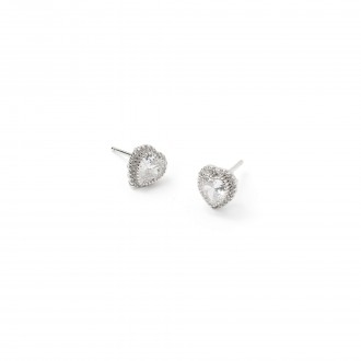 HEART METAL EARRINGS