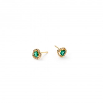 PENDIENTES CORAZ�N DE METAL