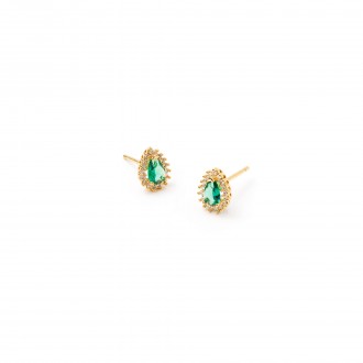 PENDIENTES GOTA DE METAL
