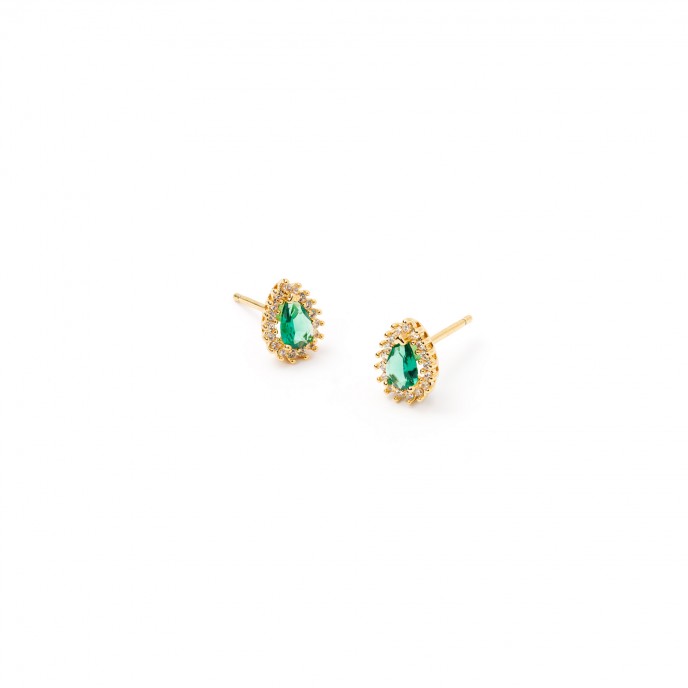 PENDIENTES GOTA DE METAL