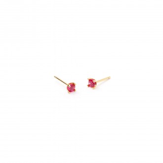 PENDIENTES DE METAL CON CIRCONITA
