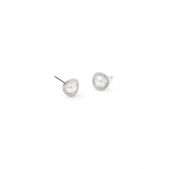 PENDIENTES PERLA DE METAL PENDIENTES PERLA DE METAL