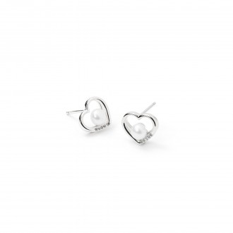 PENDIENTES CORAZ�N DE METAL