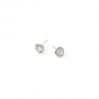 PENDIENTES CORAZ�N DE METAL