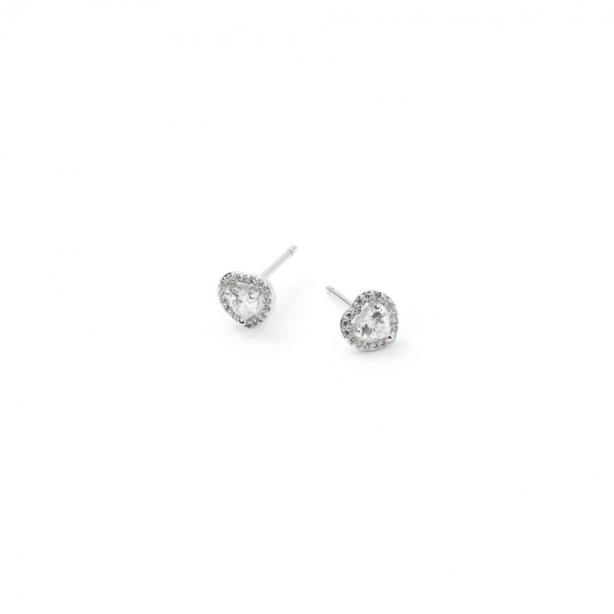 PENDIENTES CORAZ�N DE METAL