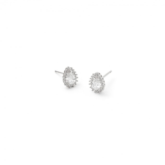 PENDIENTES GOTA DE METAL