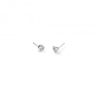 HEART METAL EARRINGS